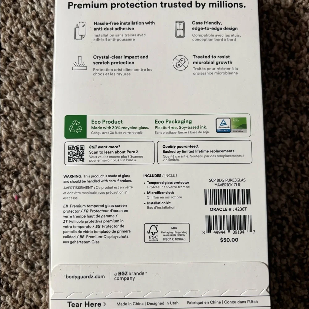 Clear Screen Protector for iPhone 16 Pro